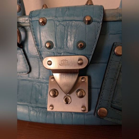 Jennifer Lopez Light Blue Satchel - Picture 3 of 8